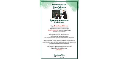 Öğretmenlerinize sevginizi Darüşşafaka Cemiyeti’nin Öğretmenler Günü sertifikalarıyla gösterin