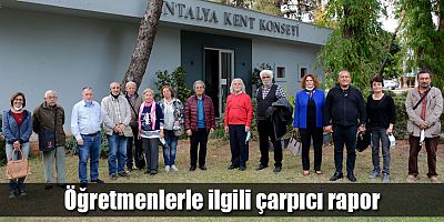 Öğretmenlerle ilgili çarpıcı rapor