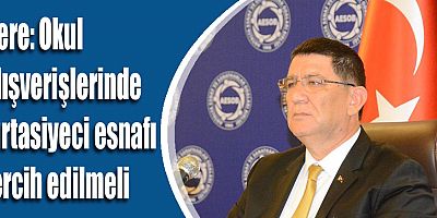 Okul alışverişlerinde kırtasiyeci esnafı tercih edilmeli