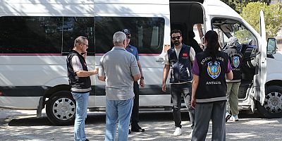 Okul çevreleri ve servis araçları denetlendi