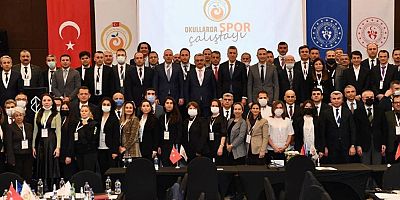 Okullarda spor çalıştayı vali yazıcı başkanlığında yapıldı