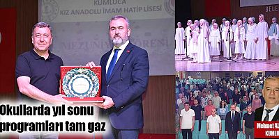 Okullarda yıl sonu programları tam gaz