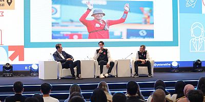 Olimpiyat Şampiyonu Milli Okçu Mete Gazoz, GÜNKAF’ta gelecek ile ilgili planlarını gençlerle paylaştı