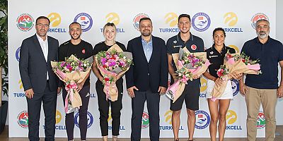 Olimpiyatlarda yarışacak sporcular moral depoladı