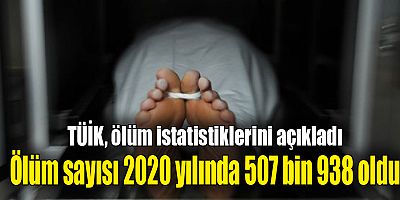 Ölüm sayısı 2020 yılında 507 bin 938 oldu