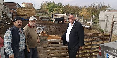 Ömer Fethi Gürer, Eskişehir Sakintepe’de besiciler ile görüştü