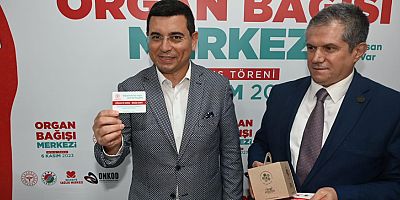 Organ Bağış Merkezi’nin ilk bağışçısı Başkan Tütüncü oldu