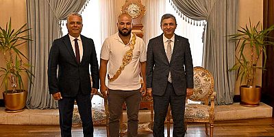 Orhan Okulu’dan Vali Şahin’e anlamlı ziyaret