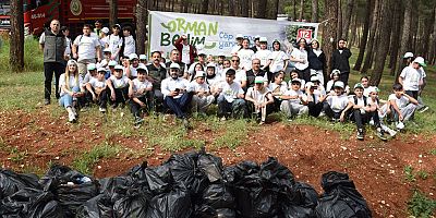 “Orman Benim” kampanyasında 360 ton atık toplantı