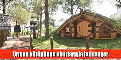 Orman kütüphane okurlarıyla buluşuyor