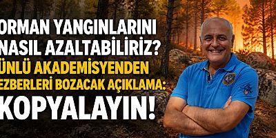 Orman yangınlarını nasıl azaltabiliriz? Ünlü akademisyenden ezberleri bozacak açıklama: Kopyalayın!