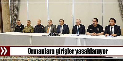 Ormanlara girişler yasaklanıyor