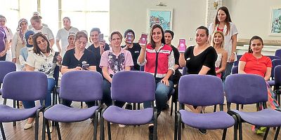 Otel çalışanlarına KADES tanıtımı