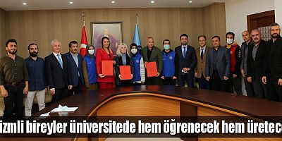 Otizmli bireyler üniversitede hem öğrenecek hem üretecek