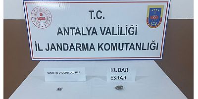 Otobüs yolcusunun üst aramasında uyuşturucu madde bulundu