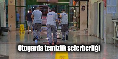 Otogarda temizlik seferberliği
