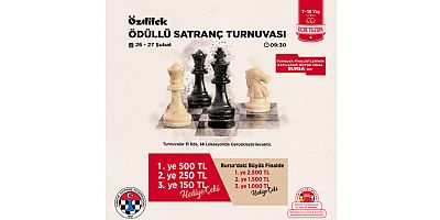 Özdilek’te Ödüllü Satranç Turnuvaları Başlıyor