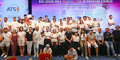 Özel çocukların mutluluğu ATSO'da buluştu