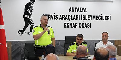 Özel Halk Otobüsü Şoförlerine Trafik Güvenliği Eğitimi Verildi