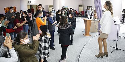 Özel öğrenciler konserde coştu