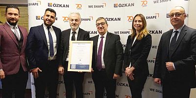 Özkan Çelik’in Yeşil Enerji Sertifikası I-REC CK Enerji Akdeniz Elektrik’ten