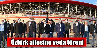 Öztürk ailesine veda töreni