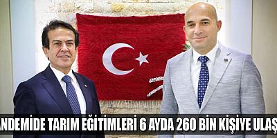 Pandemide tarım eğitimleri 6 ayda 260 bin kişiye ulaştı