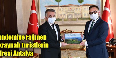 Pandemiye rağmen Ukraynalı turistlerin adresi Antalya