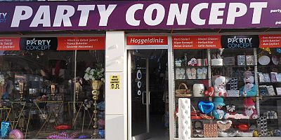 Party Concept tüm kutlama ve parti malzemelerini tek adreste topladı