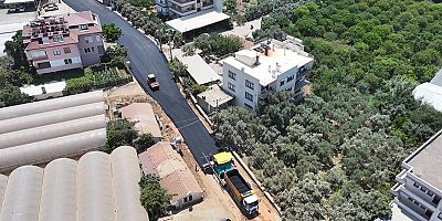 Payallar Gökkale Caddesi sıcak asfaltla yenilendi