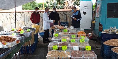 Pazar esnafına hijyen denetimi