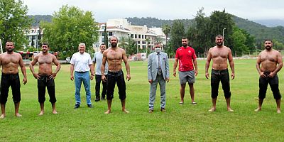 Pehlivanlar Kırkpınar'a Kemer'de hazırlanıyor