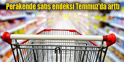 Perakende satış endeksi Temmuz'da arttı