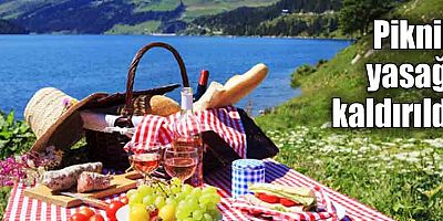 Piknik yasağı kaldırıldı