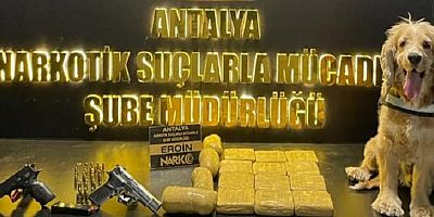 Piyasaya sürülmek istenen 8 Kilo 800 gram eroin yakalandı
