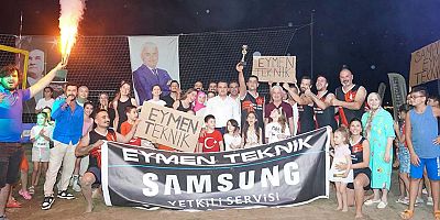 Plajda şampiyon belli oldu