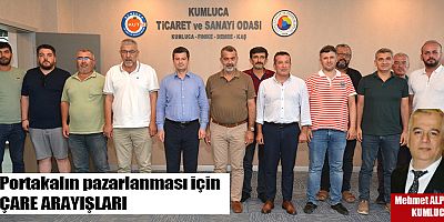 Portakalın Pazarlanması İçin Çare Arayışları