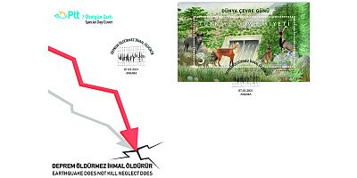 PTT AŞ'den deprem farkındalığı için özelgün zarfı