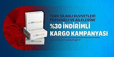 PTT AŞ'den Türk Silahlı Kuvvetleri personeline (TSK) özel kargo indirimi