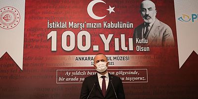 PTT AŞ İstiklal Marşı'nın kabülünün 100'üncü yılını kutladı