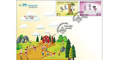 PTT'den çocuklar için özelgün zarfı