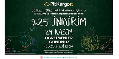 PTT'den Öğretmenler Günü'ne özel indirim sürprizi