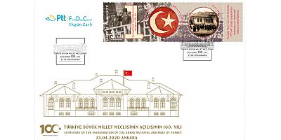 PTT'den TBMM'nin Açılışı'nın 100. yılına özel filatelik ürünler