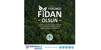 QTerminals Antalya’dan müşterileri için 10 bin fidan