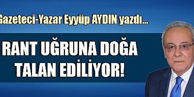 RANT UĞRUNA DOĞA TALAN EDİLİYOR!