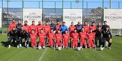 Regnum Carya ülkemizin gururu Türkiye Ampute Milli Takımı’nı ağırlıyor