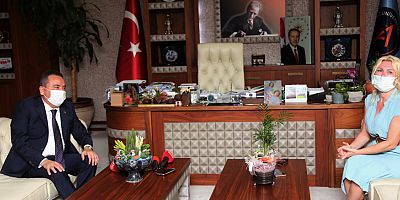Rektör Özkan, Başkan Böcek ile görüştü