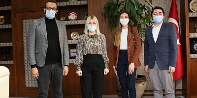 Rektör Özkan, Genç MÜSİAD Başkanı ve Üyeleri İle Görüştü