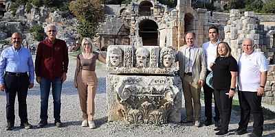 Rektör Özkan, Myra Antik Kenti’ni Ziyaret Etti