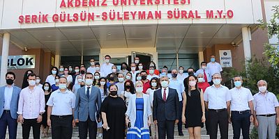 Rektör Özkan, Serik ve Manavgat ilçelerini ziyaret etti